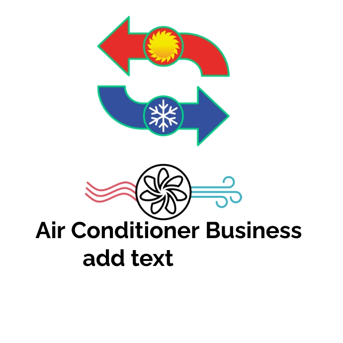 Logo Using Ac Air conditioner logo design template. | PosterMyWall