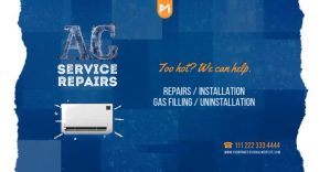 Air Conditioning HVAC Facebook Post Template