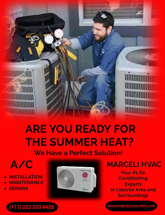 Copy of Air Conditioning HVAC Social Media Ad Hvac se | PosterMyWall