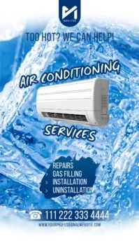 Air Conditioning Services Instagram Story Template