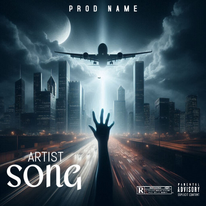 Air plane mixtape cover Template | PosterMyWall