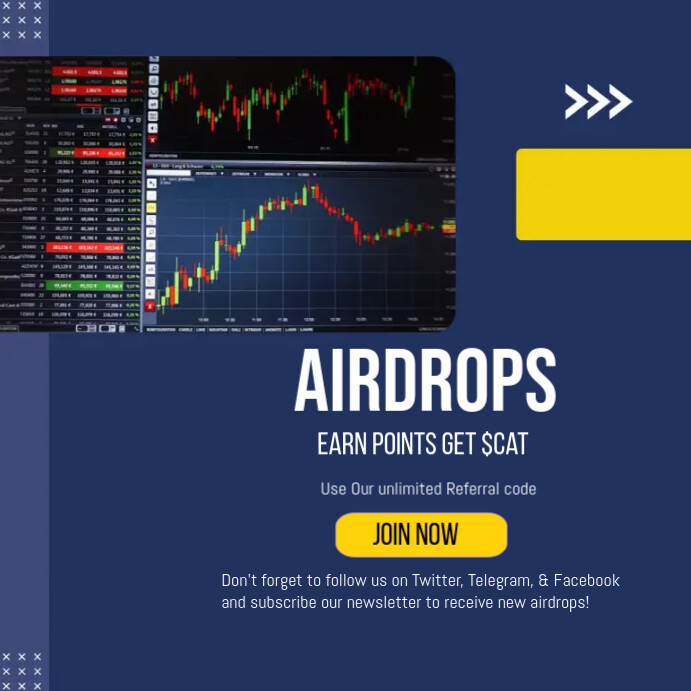 Airdrop Template PosterMyWall