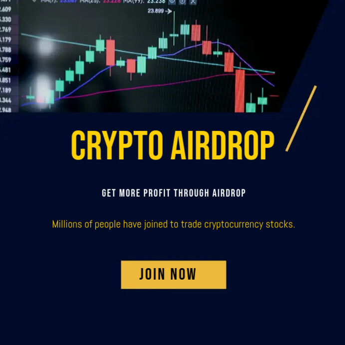 Airdrop Template PosterMyWall