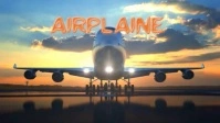 AIRPLAINE TAKE OFF TEMPLATE Miniatura de YouTube