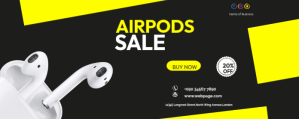 AIRPODS SALE BANNER template