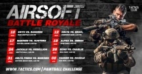 Airsoft Battle Ryale Match auf Facebook geteiltes Bild template