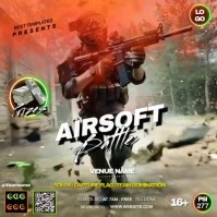 Airsoft Tournament Instagram template