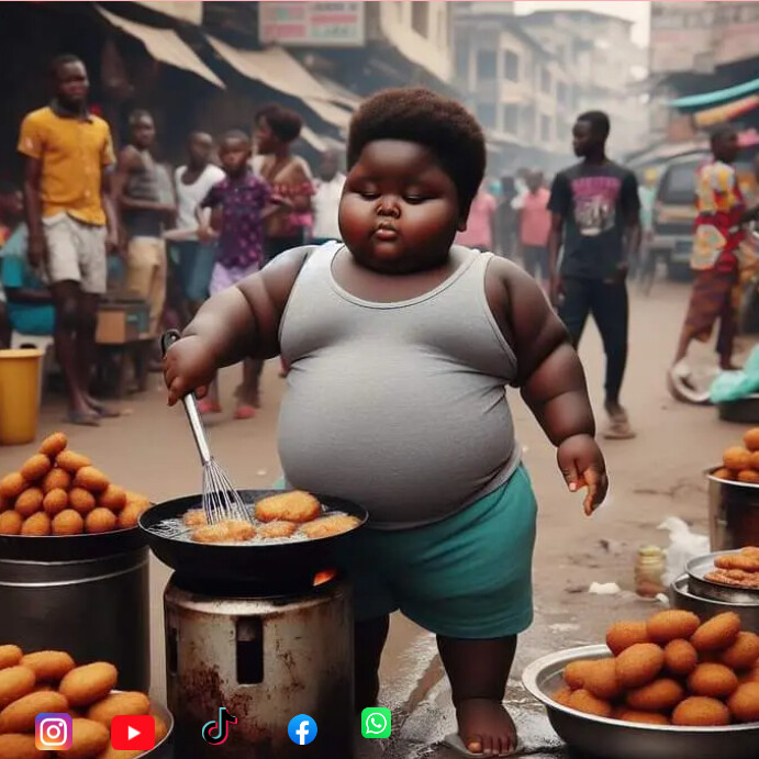 Akara boy Instagram Post template