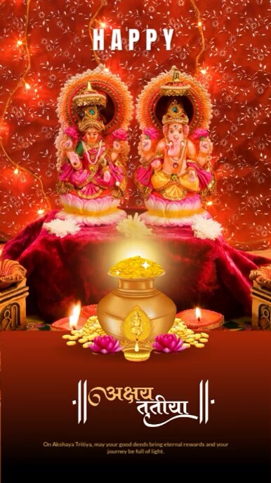 akshaya tritiya Instagram Story template