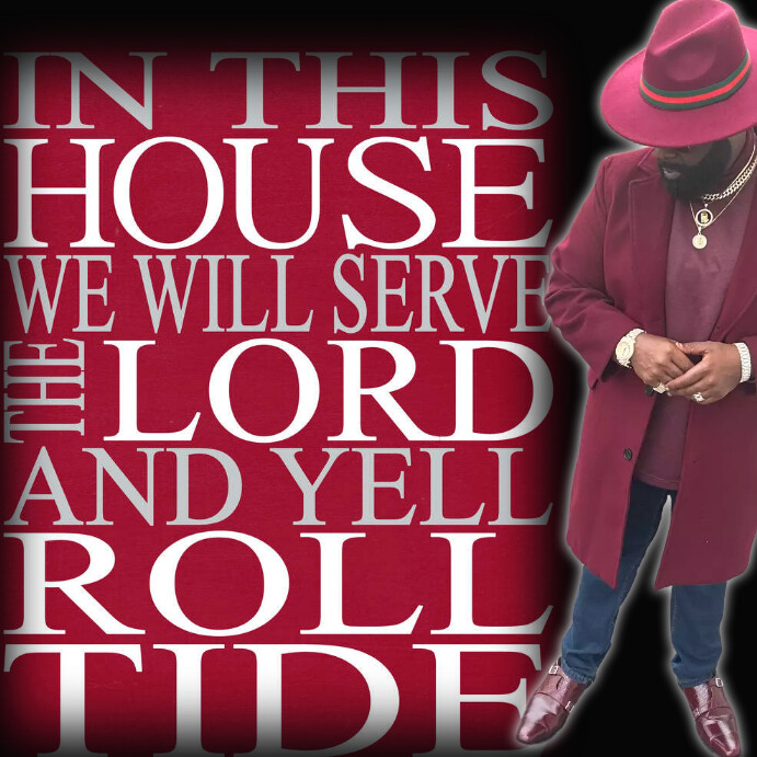 Alabama Football Instagram Post template