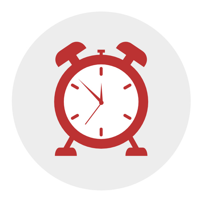 Alarm clock โลโก้ template