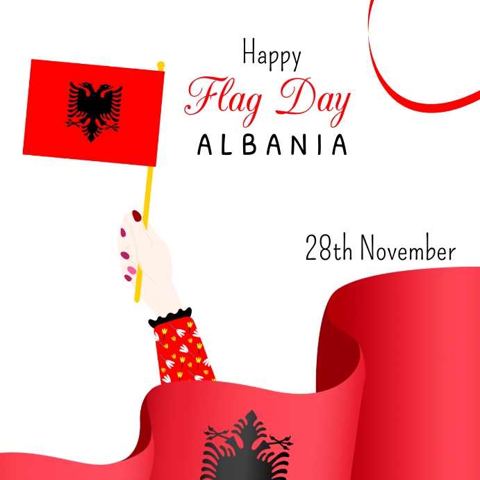 Albania flag day, Albania independence day Template PosterMyWall