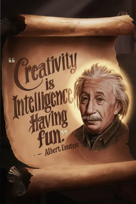 Image 9 for Albert Einstein Quote Template