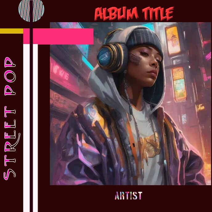 Album Art Template PosterMyWall album-art-template-postermywall