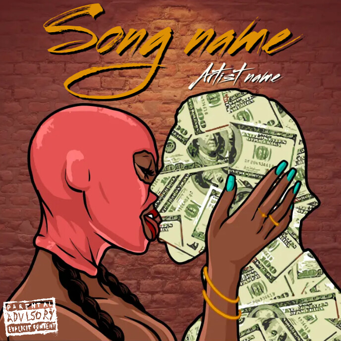 Album Cover ( Gold Diggin ) template