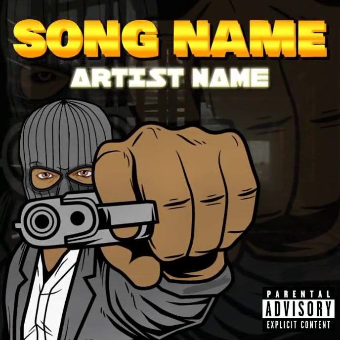 Album Cover ( Hard Time ) template