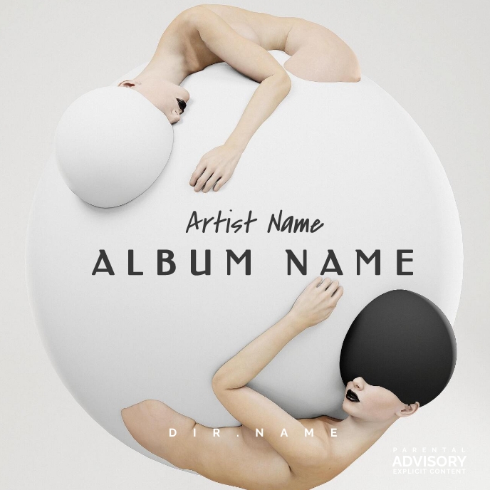 Album cover (85) template