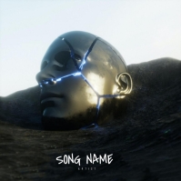 snow rap music album cover template | PosterMyWall