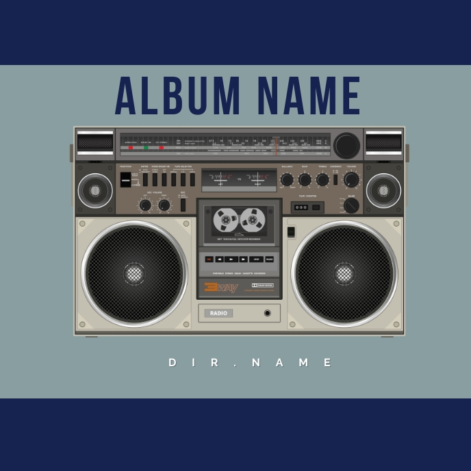 Album cover (30) Template PosterMyWall