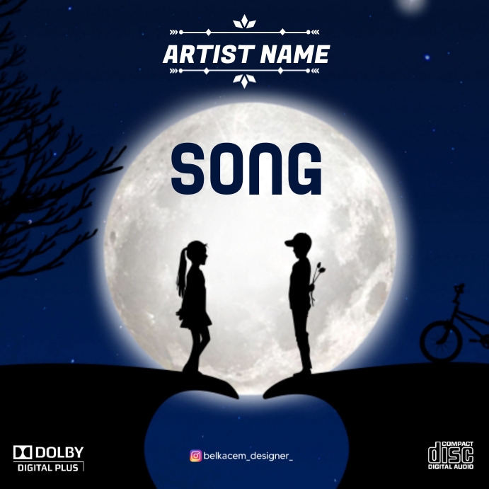 Album cover art by postermywall Template | PosterMyWall