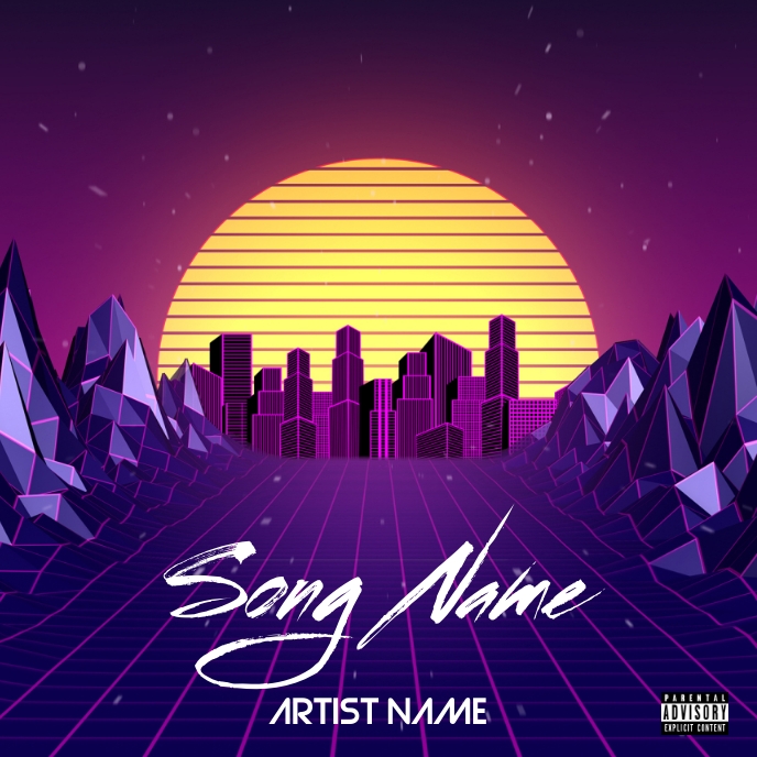 Album Cover Art Template PosterMyWall