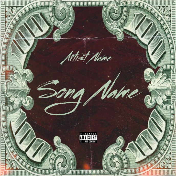 Album Cover Art Template PosterMyWall
