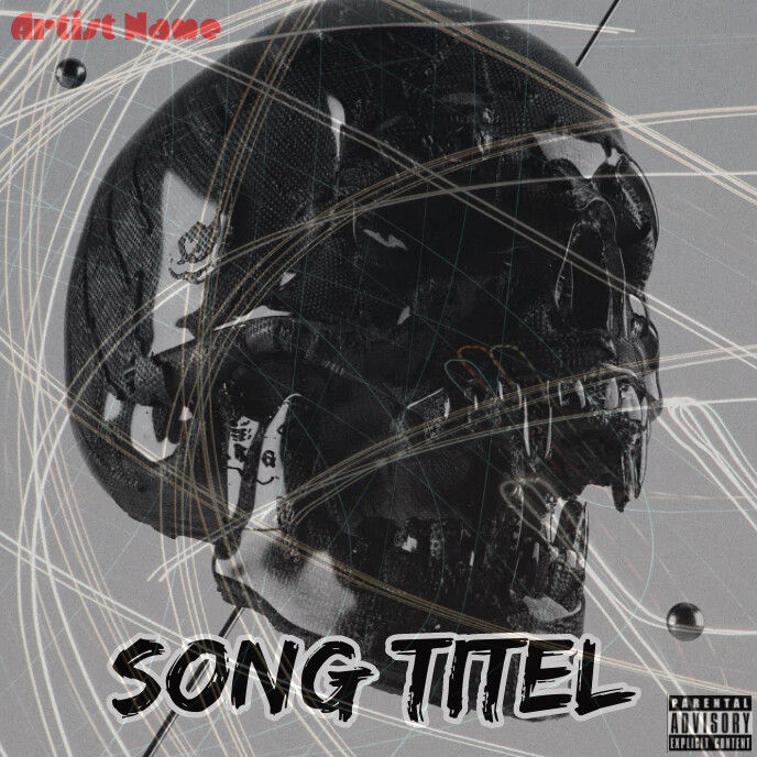 Album cover Art template
