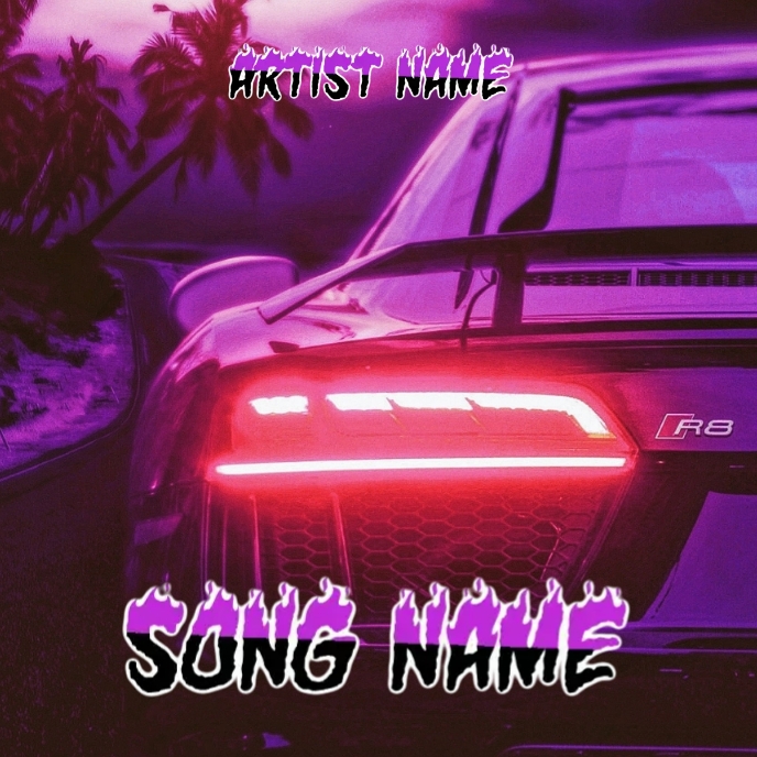 Album cover Art Template PosterMyWall