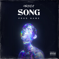 Album cover art template