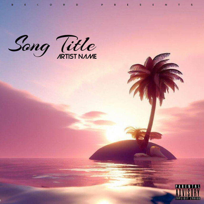 Album Cover Art Template PosterMyWall