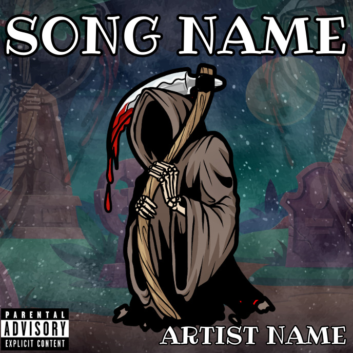 Death Design/layout Album Cover - Death Template | PosterMyWall