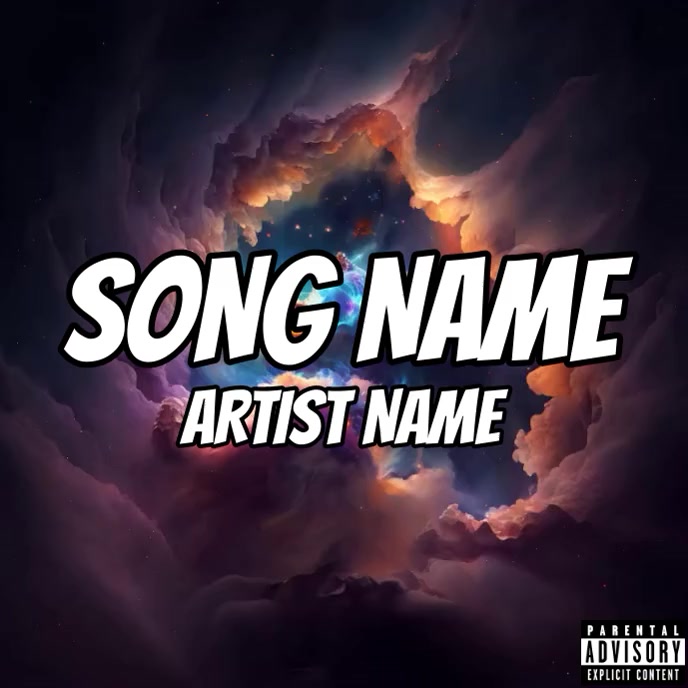 Album Cover - Deep Space Template | PosterMyWall
