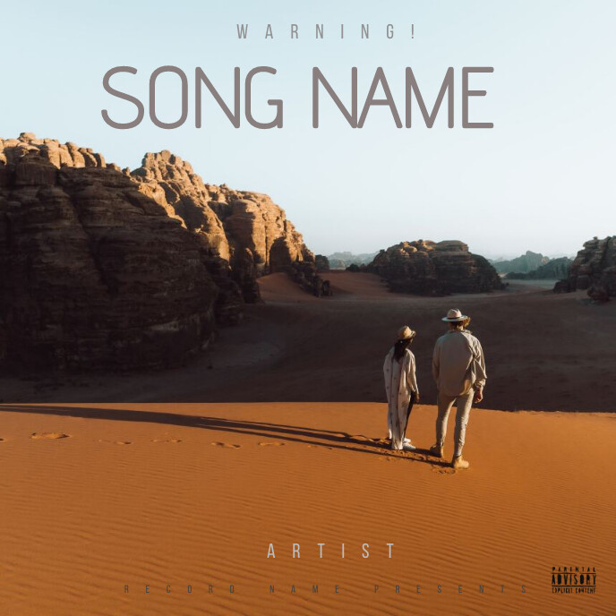 ALBUM COVER template