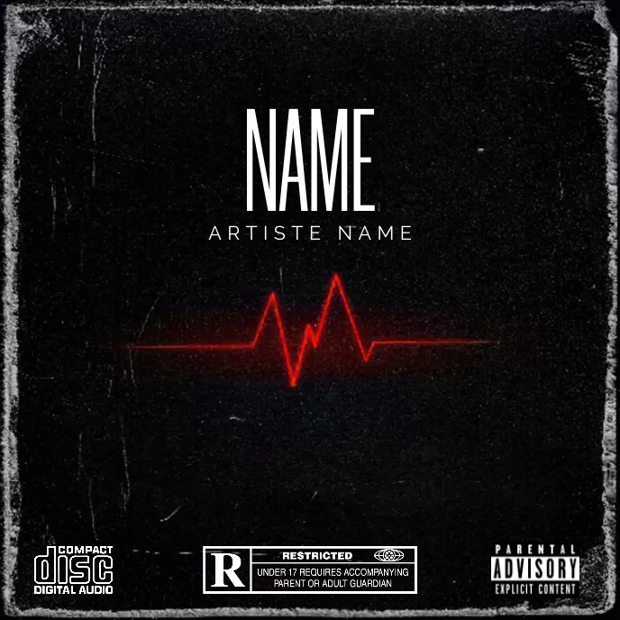 ALBUM COVER Template PosterMyWall ALBUM COVER Template PosterMyWall