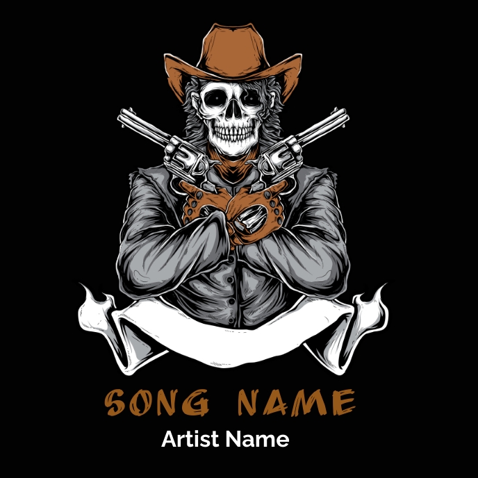 Album cover Capa de álbum template