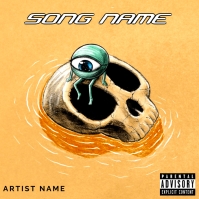 Album cover template