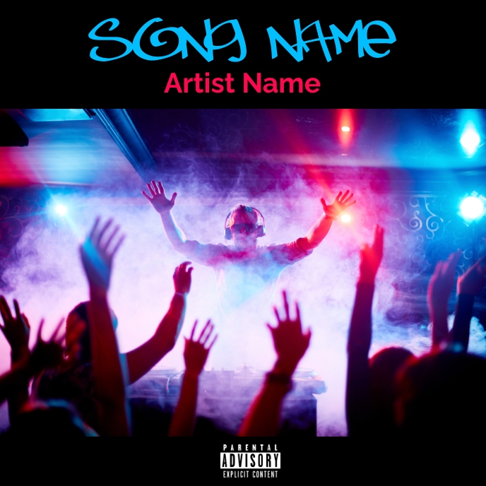 Album cover Template PosterMyWall