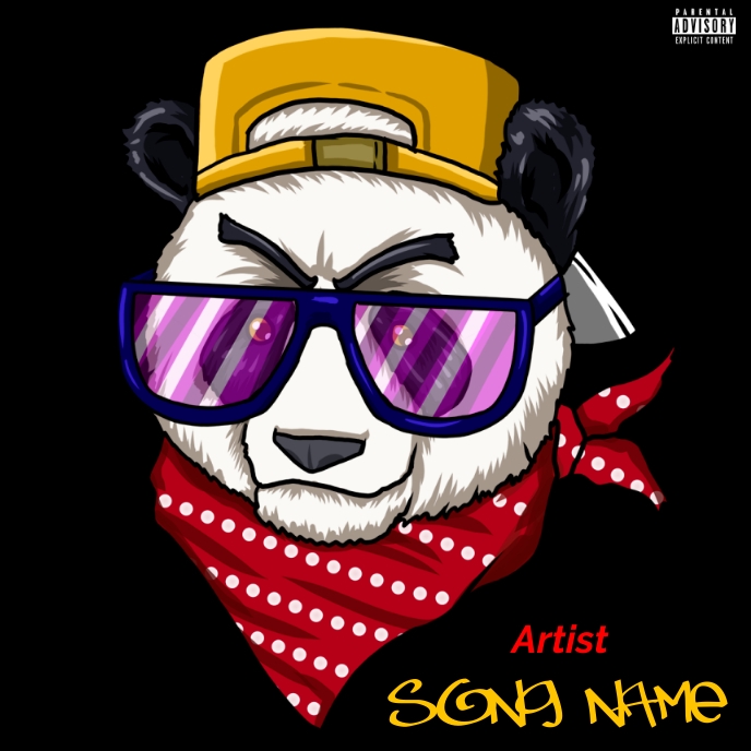 Album cover Capa de álbum template
