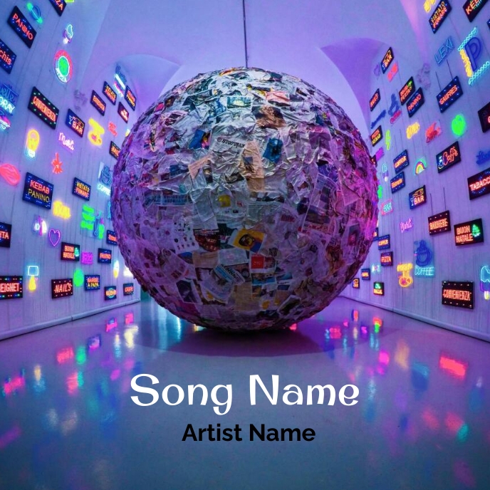 Album cover Template PosterMyWall