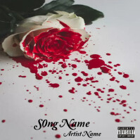 Red Rose Album Cover Template | PosterMyWall