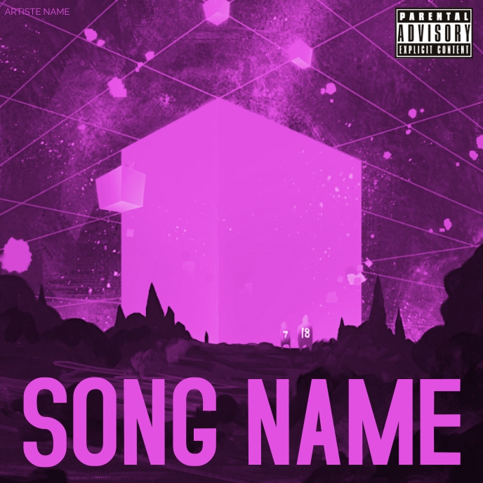 Album Cover Template PosterMyWall