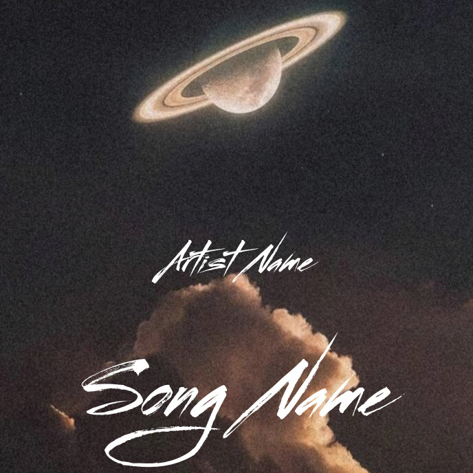 Album cover design template