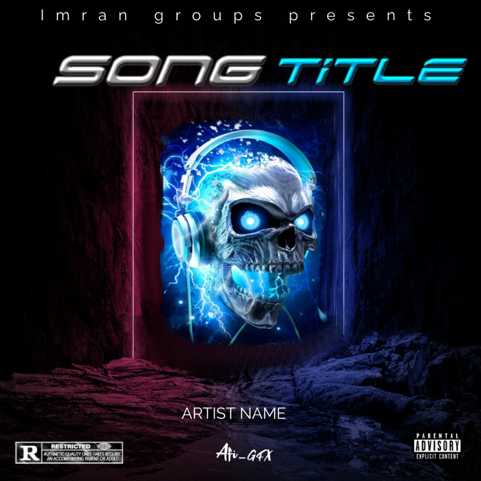 ALBUM COVER Template PosterMyWall