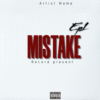 Bianco Music EP Cover Albumcover Template