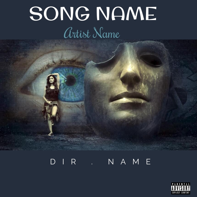 Album cover Template PosterMyWall