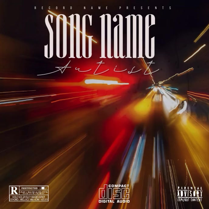 ALBUM COVER Template PosterMyWall