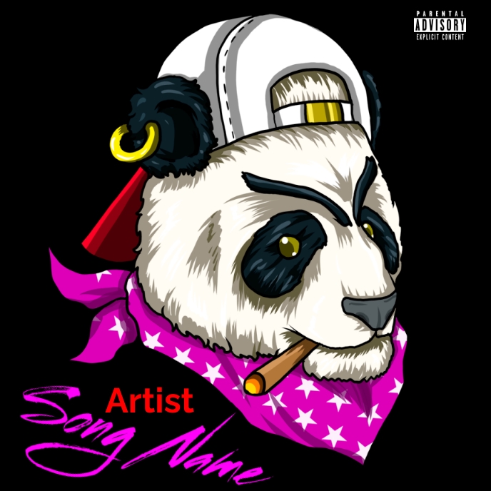 Album cover Template PosterMyWall