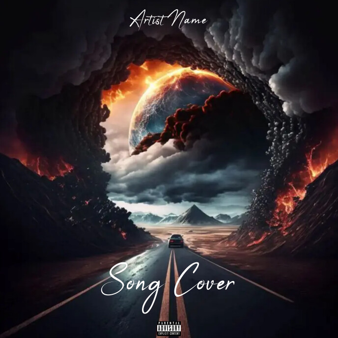 Album Cover Template PosterMyWall Album Cover Template PosterMyWall