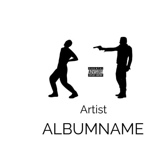 Album cover Template PosterMyWall