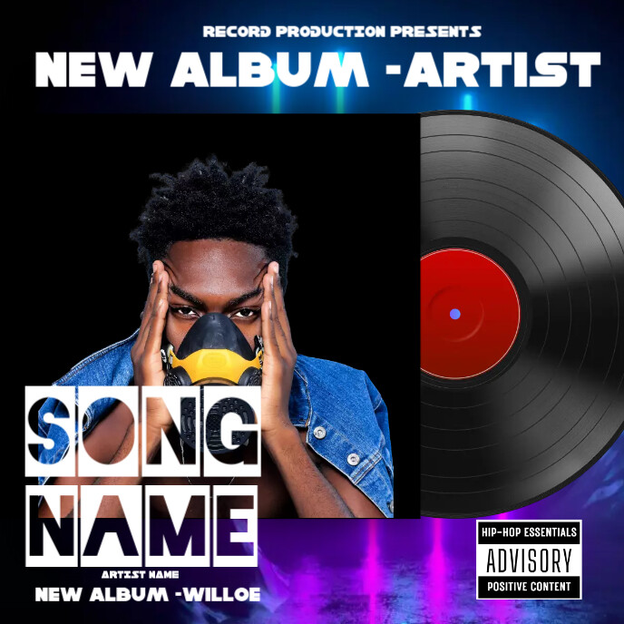 Album Design Format Album Cover Design Template | PosterMyWall